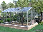 фото Алюминиевая теплица под стекло АСГ 12