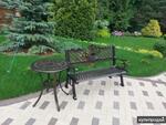 фото Садовая мебель из литого алюминия