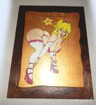 фото Картина Принцесса Персик (Марио ) Выжигание