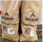 фото Яблоневый Высококачественный Древесный уголь9 кг100% GRILLBERRY HORECA 3 и 5 кг