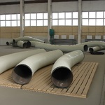 фото Отвод ОГ I​ 40°-1420x25.8-К60-9.8(1​2.74)-0.990-5DN-3150/315​0 -20 Пк-40