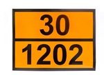 фото Табличка ДОПОГ - Топливо дизельное" 30-1202 опасный груз