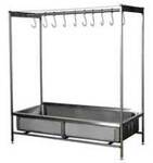 фото Вешало для полутуш. Стойка из нержавейки для подвешивания мясных туш.