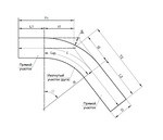 фото Отвод ОГ I 90°-426(10,0К52)-7,4(11,1)-В-5DN-2650/2650-40