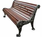 фото Скамейка чугунная «БУЛЬВАРНАЯ» (1.5 м)