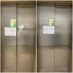 фото Реставрация лифта. Шлифовка. сатинирование, полировка лифта, дверей шахты из нержавеющей стали. Устранение царапин, химических ожогов, ржавчины.