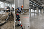 фото Полусухая стяжка пола для коммерческих объектов от 200 м²