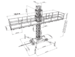 фото Мачтовая подъёмная платформа Scanclimber SC1300
