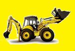 фото Услуги экскаватора-погрузчика JCB VOLVO CATERPILLAR